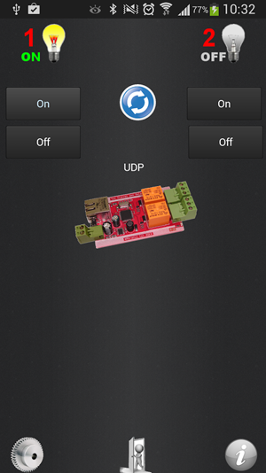 UDP LAN Two channels Relay Ethernet IP Controller - PCB