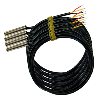 LAN DS18B20 WEB Temperature Monitor 4 Sensors Complete