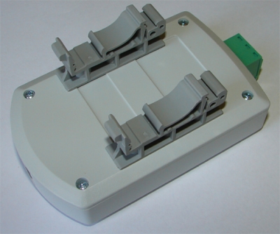 USB Relay Controller - One Channel Box- HyperTerminal ASCII commands with clips for DIN mount rail