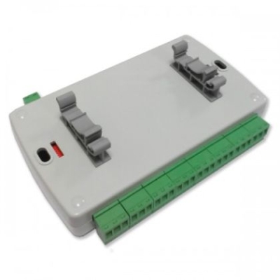 USB > RS485 > Eight Channel Relay Controller Set with clips for DIN mount rail